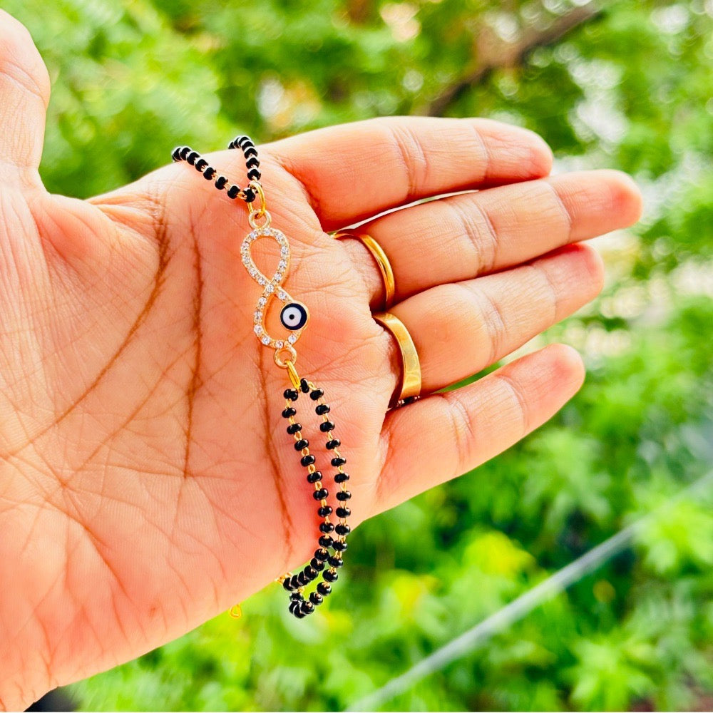 Infinity Rakhi Black Moti