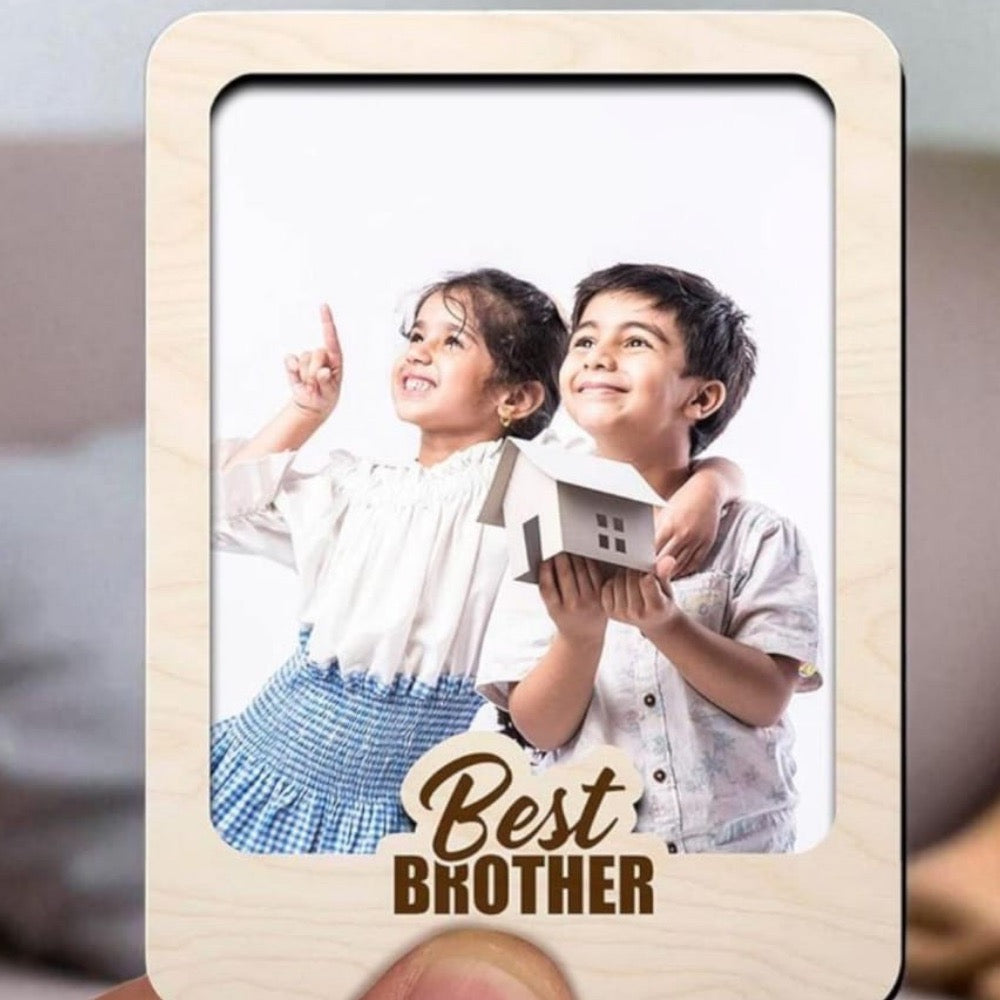 Add-On – Photo Frame Magnet (4x3 inch, Best Brother)