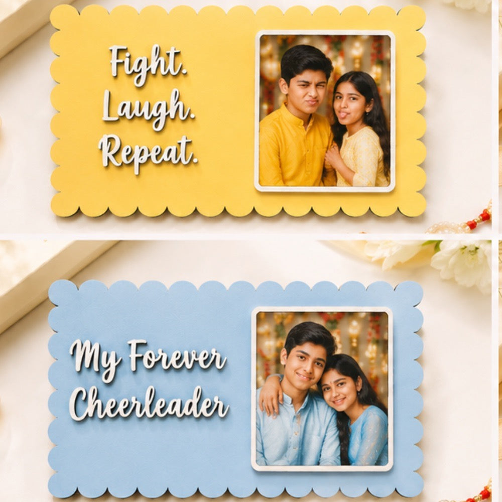 Add-On – Photo Fridge Magnet Set (Fight Laugh Repeat / Forever Cheerleader)