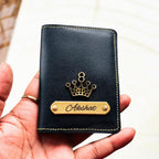 Card Holder Personalised with Name & Metal Charm