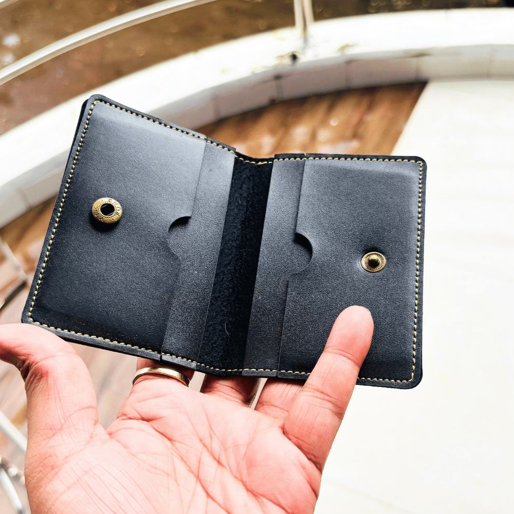 Card Holder Personalised with Name & Metal Charm