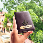Card Holder Personalised with Name & Metal Charm