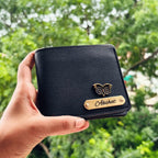 Men's Wallet (Imported) Personalised with Name & Metal Charm - 3