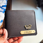 Men's Wallet (Imported) Personalised with Name & Metal Charm - 3
