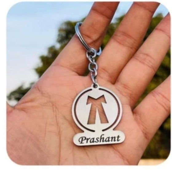 Lawyer Metal Keyring with Name Engraved