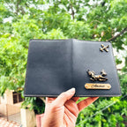 Passport Cover (Nexon) Personalised with Name & Metal Charm - 2