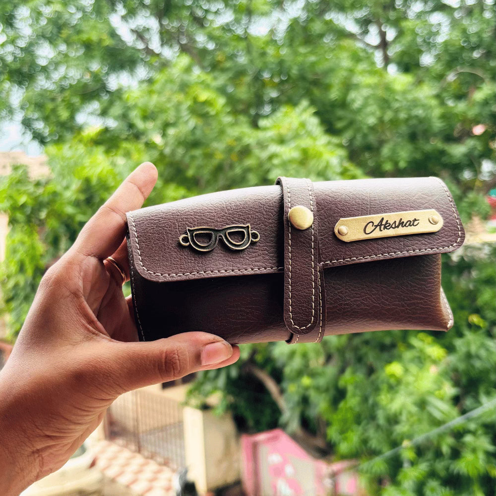 Sunglass Cover (Nexon) Personalised with Name & Metal Charm - 1