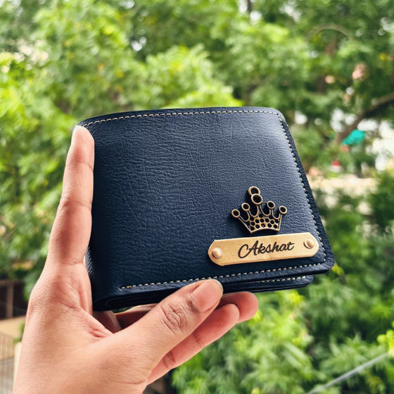 Men's Wallet (Nexon) Personalised with Name & Metal Charm - 2