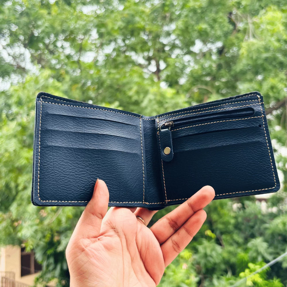 Men's Wallet (Nexon) Personalised with Name & Metal Charm - 2