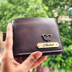 Men's Wallet (Nexon) Personalised with Name & Metal Charm - 2