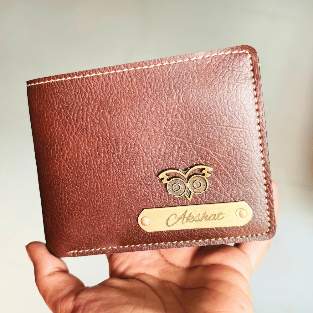 Men's Wallet (Nexon) Personalised with Name & Metal Charm - 2