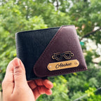 Men's Wallet (Turbo) Personalised with Name & Metal Charm - 7