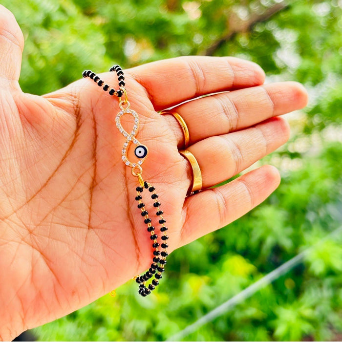 Infinity Rakhi Black Moti