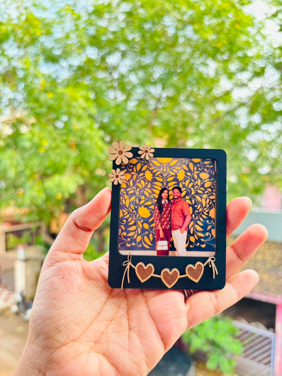 Personalised Photo Frame Fridge Magnet with Custom Picture