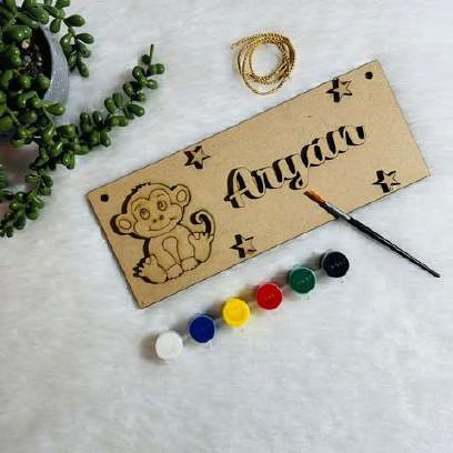 Product 2 kids name plate DIY kit