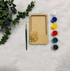 Product 4 photo frame fridge magnet DIY kit with personalized name