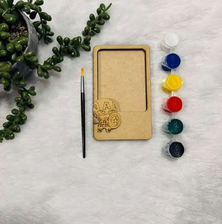 Photo Frame Fridge Magnet DIY Kit without Name