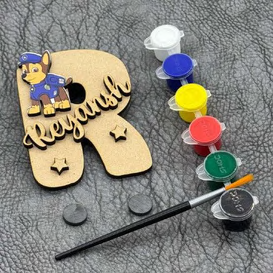Product 9 personalized kids name fridge magnet DIY kit