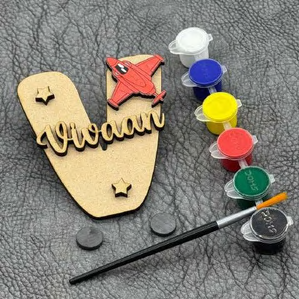 Product 9 personalized kids name fridge magnet DIY kit