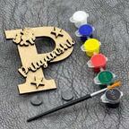 Product 11 kids name mini monogram keychain DIY kit
