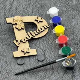 Mini Monogram Kids Name Fridge Magnet DIY Kit