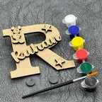 Product 11 kids name mini monogram keychain DIY kit