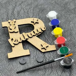 Product 11 kids name mini monogram keychain DIY kit