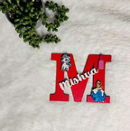 Product 26 mini monogram kids name fridge magnet